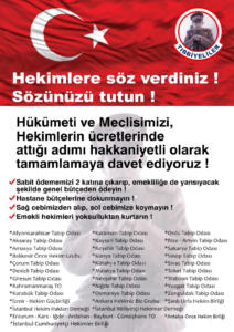 Hekimlerden çağrı :Emekli Hekimleri yoksulluktan kurtarın Gençağa Karafazlı Araların bazı
