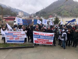 Sağlık emekçileri 14 Mart Tıp Bayramı’nı grevle karşıladı. Artvin Hopa
