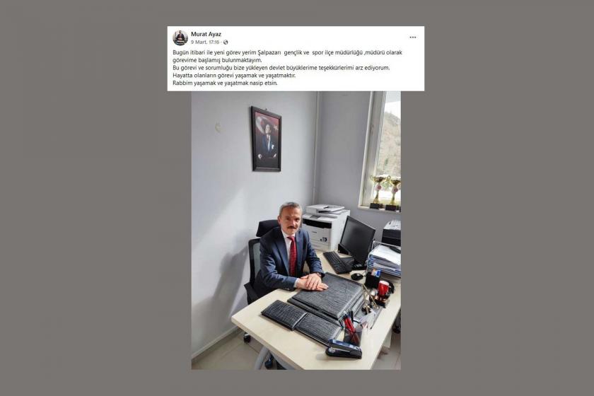 Trabzon Şalpazarı’nda imam Murat Ayaz, Gençlik ve Spor İlçe Müdürü