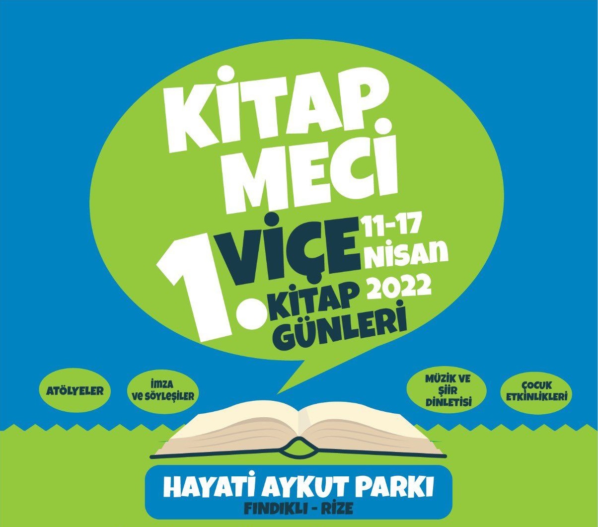 Fındıklı Belediyesinin Hayati Aykut Parkı’nda düzenlemiş olduğu 1.Viçe Kitap Günleri