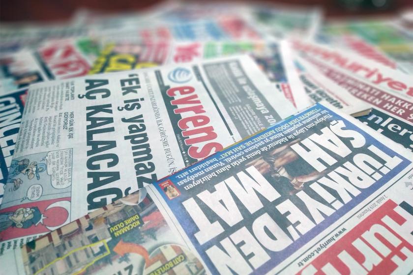 Enflasyon hükümete yakın gazetelerin manşetlerinde yer almadı