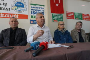 DİSK Gıda-İş Genel Başkanı Seyit Aslan Gıda iş sendikası Karadeniz