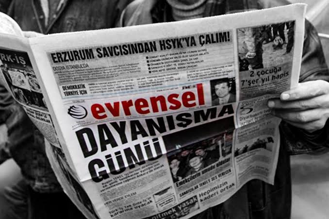 Basın Özgürlüğüne Bir Saldırı Daha, Evrensel Gazetesinin Resmi İlan Hakkı Tamamen İptal Edildi ÇGD’den Tepki Geldi