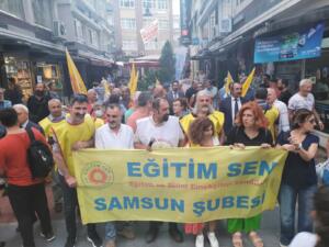Samsun Eğitim-Sen Şubesi Şube Başkanı Ersin Gür başlayan 2022-2023 eğitim