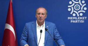 Memleket Partisi Genel Başkanı Muharrem İnce bugün annesinin memleketi olan
