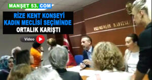 Kuzeyteve.com Rize Kent Konseyinin Salı günü yapılan seçimli genel kurulunda