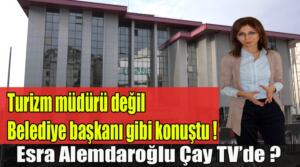 AKP’ nin atadığı il kültür turizm müdürü Esra Almedaroğlu göreve