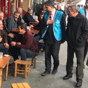 Deva Partisi heyeti bugün Çayeli’nde sokakların nabzını tutarak vatandaşlar ile