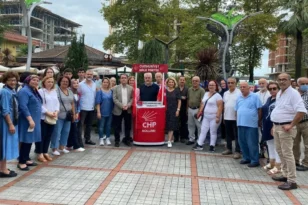 CHP Rize il ve ilçe örgütleri “adayımız “Saltuk Deniz” mesajını verdi