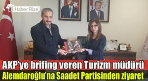 Saadet Partisi Rize Merkez İlçe Başkanı Mustafa Kalender, İl ve
