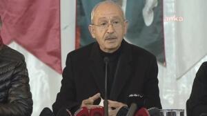 Deprem bölgesini ziyaret eden CHP Genel Başkanı Kemal Kılıçdaroğlu, Hatay’da
