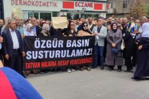 Sinan Aygül’e saldırı protesto edildi