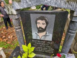 12 Eylül öncesi Faşistler tarafından katledilen Tatoğlu mezarı başında anıldı