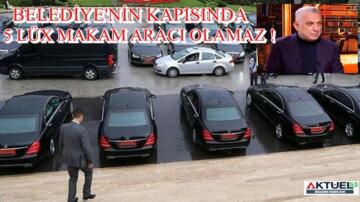 AKP’li Külünk sert çıktı “kusura bakmayın belediyenin kapısında 5 tane lüks araç olamaz”