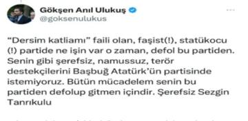 Kılıçdaroğlu’nun yeni danışmanı Ulukuş, ‘Sezgin Tanrıkulu’ tweetini sildi