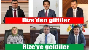 Cumhurbaşkanlığı Mülki İdare Amirleri Atama Kararnamesi ile Rize’nin 3 Vali