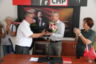 CHP Pazar İlçe Başkanlığında devir teslim töreni gerçekleştirildi