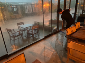 Rize’de Yağmur Hayatı Olumsuz Etkiledi 