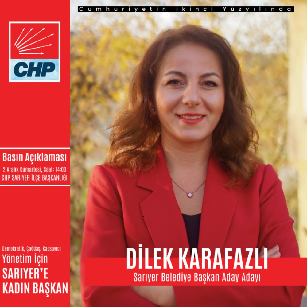 Karafazlı İstanbul,Sariyer ilçesinde belediye başkanı olmak için aday adaylık başvurusunda bulundu