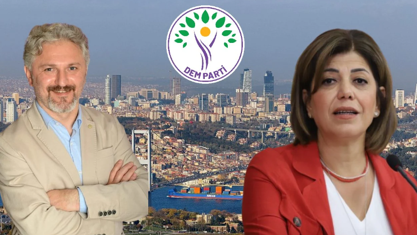 DEM Parti’nin İstanbul eşbaşkan adayları Meral Danış Beştaş ve Murat Çepni oldu