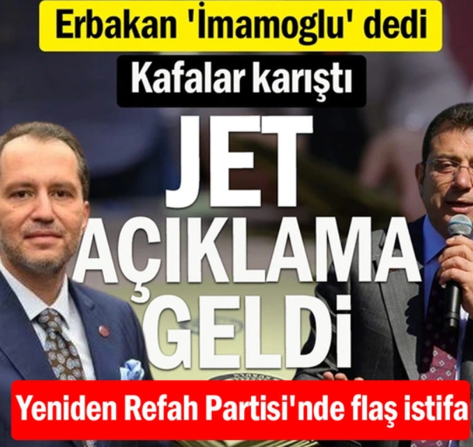 Yeniden Refah Partisi Genel Başkanı Erbakan, İBB Başkanlığı yarışında adaylarını