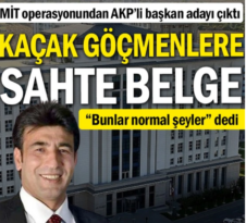 AKP’li başkan adayından Kaçak göçmenlere sahte belge