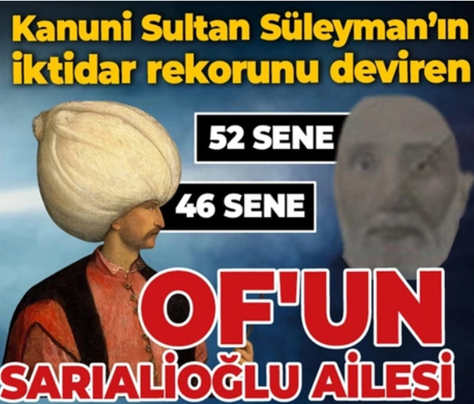 Trabzon’un Of ilçesini 150 yıldır Saral ailesi yönetiyor