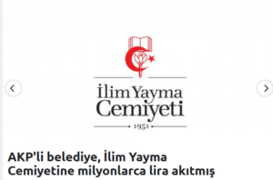Kamu kaynakları İlim Yayma Cemiyeti’ne akıtılıyor Kayseri Büyükşehir Belediyesi, Bilal