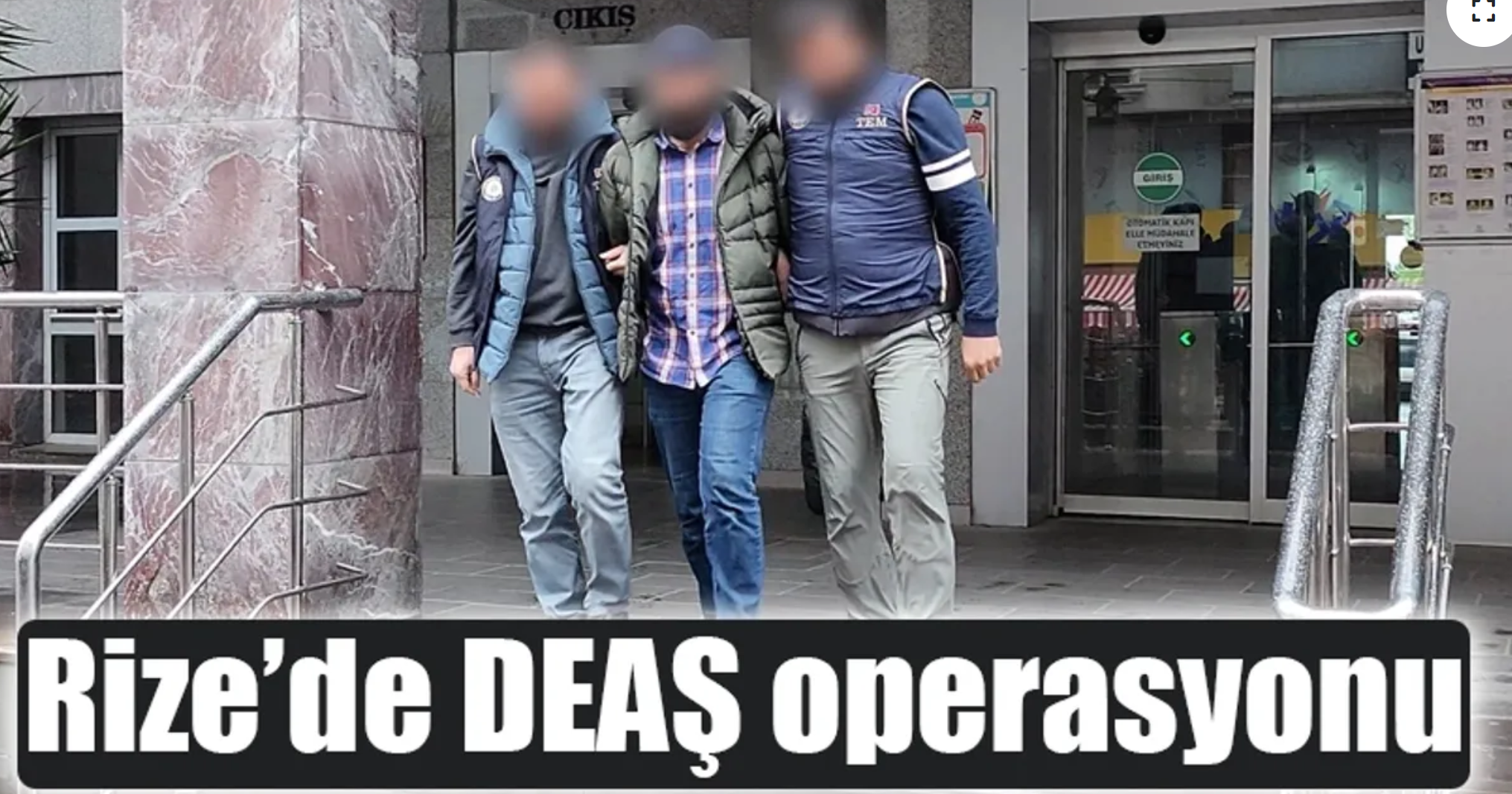 Rize’de DEAŞ Terör Örgütüne yönelik yapılan operasyonda 4 kişi yakalandı