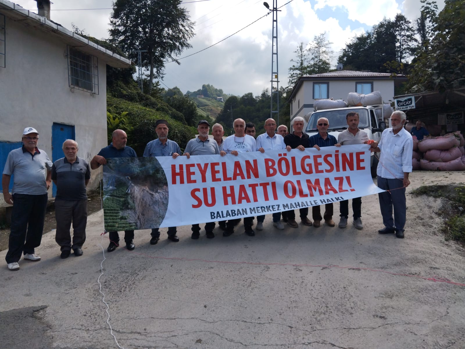 Balaban halkı ““Haklarımızı koruma mücadelemizden geri adım atmayacağız”