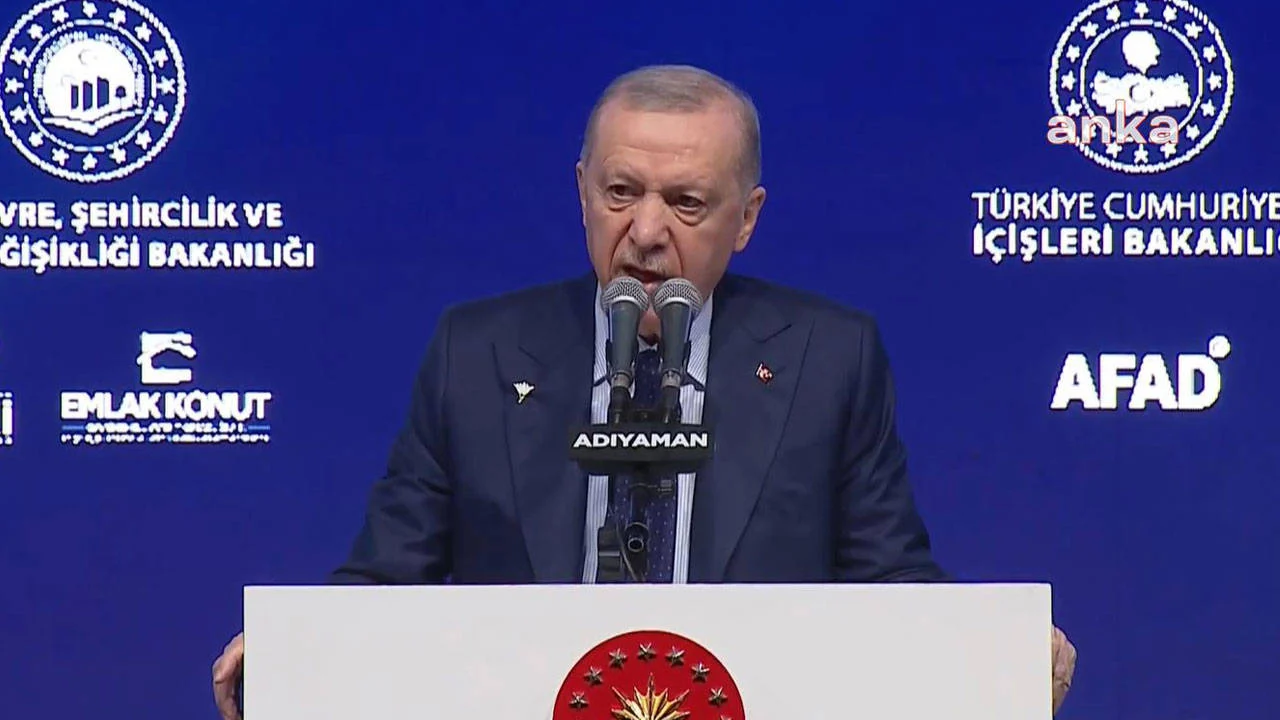 AKP’li Cumhurbaşkanı Erdoğan, 6 Şubat depremlerinin 2. yılında Adıyaman’da düzenlenen