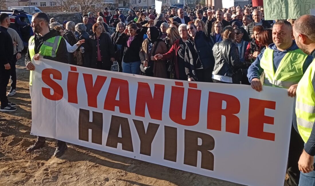 MURGUL’DA SİYANÜR GERGİNLİĞİ BÜYÜYOR: HALK, CENGİZ HOLDİNG VE AKP İKTİDARINA