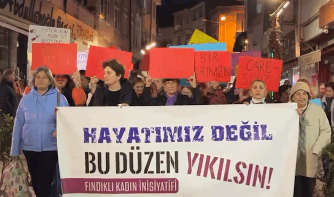 HABAR: Gençağa KARAFAZLI GÖRÜNTÜ:Koray ÖZTÜRNA (RİZE)- Fındıklıda kadına şiddeti protesto