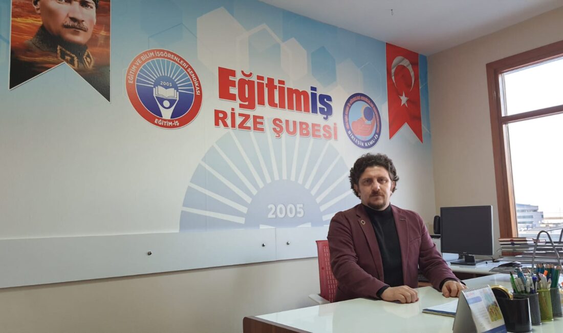 Eğitim İş Rize Şubesinden Öğretmenlere Yönelik Saldırılara Sert Tepki “Eğitim
