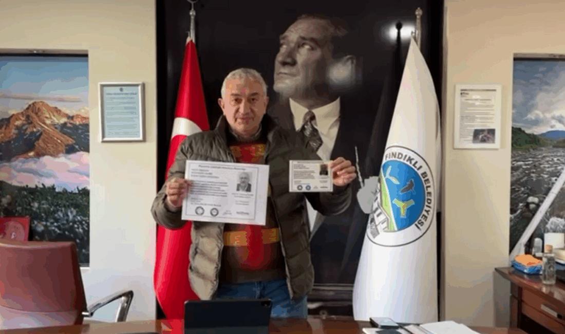HABER: Gençağa KARAFAZLI(RİZE) – Fındıklı Belediye Başkanı Ercüment Şahin Çervatoğlu,