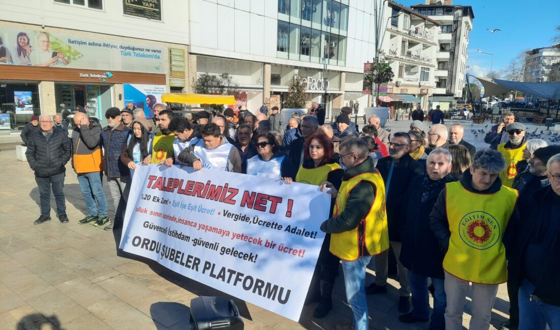 KESK Ordu’da ek zam talebiyle iş bıraktı: “Geçinemiyoruz” HABER :