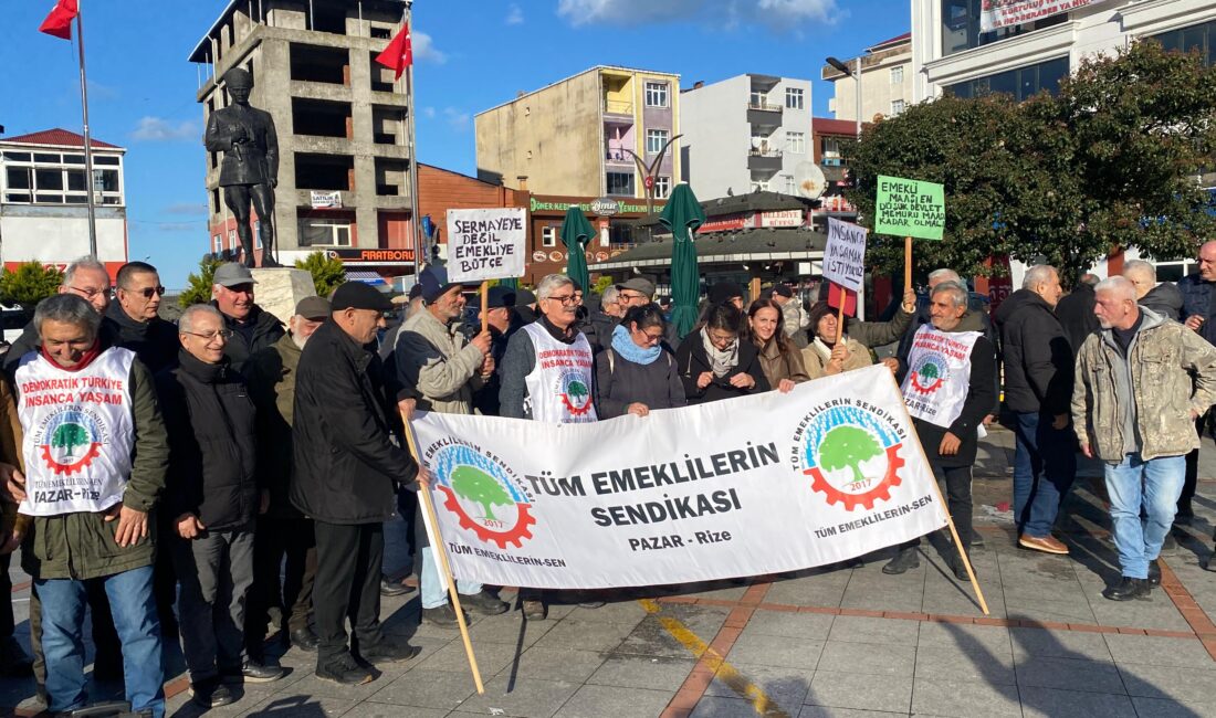 HABER: Selda Karafazlı GÖRÜNTÜ: Selda KARAFAZLI (rize)- Tüm Emeklilerin Sendikası,