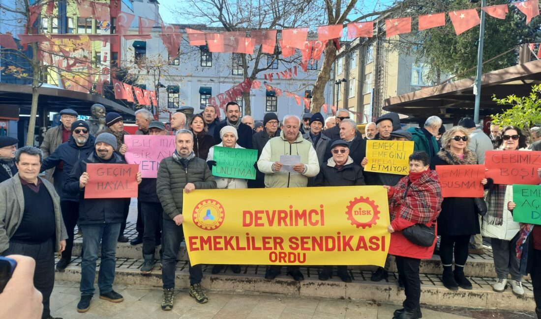 &nbsp; HABER: Coşkun ÖZBUCAK (ORDU) –DİSK-Devrimci Emekliler Sendikası Ordu İl