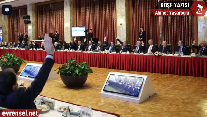 Raporun en anlamlı sonucu “Komisyon tarafından, şerhler ve ret oyları