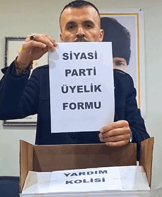 Trabzon’un Şalpazarı ilçesinde AK Parti teşkilatı tarafından dağıtılan Ramazan Yardım