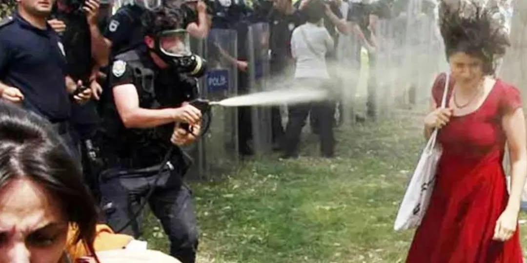 AİHM Gezi’deki ‘Kırmızlı Kadın’ için karar verdi Gezi Parkı’nın sembol
