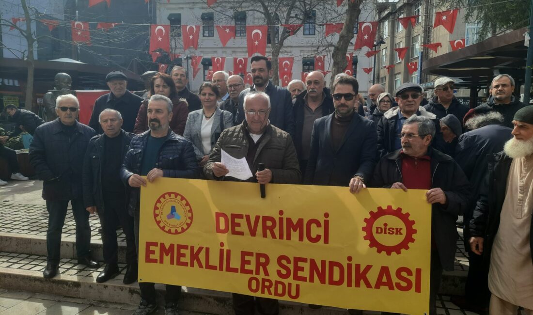 HABER: Coşkun ÖZBUCAK (ORDU) – Devrimci Emekliler Sendikası Ordu Temsilciliği, sendikanın