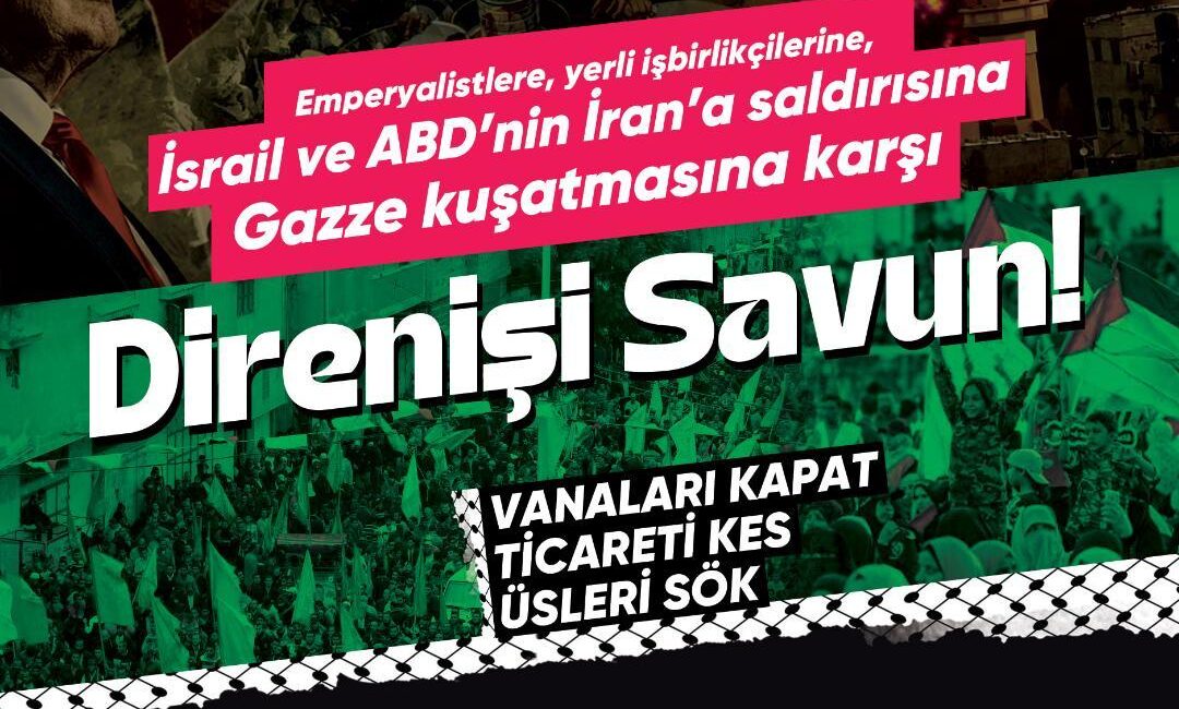 Trabzon’lu Gençlerden Soykırımcılara karşı İran ve Filistin halkıyla dayanışma çağrısı
