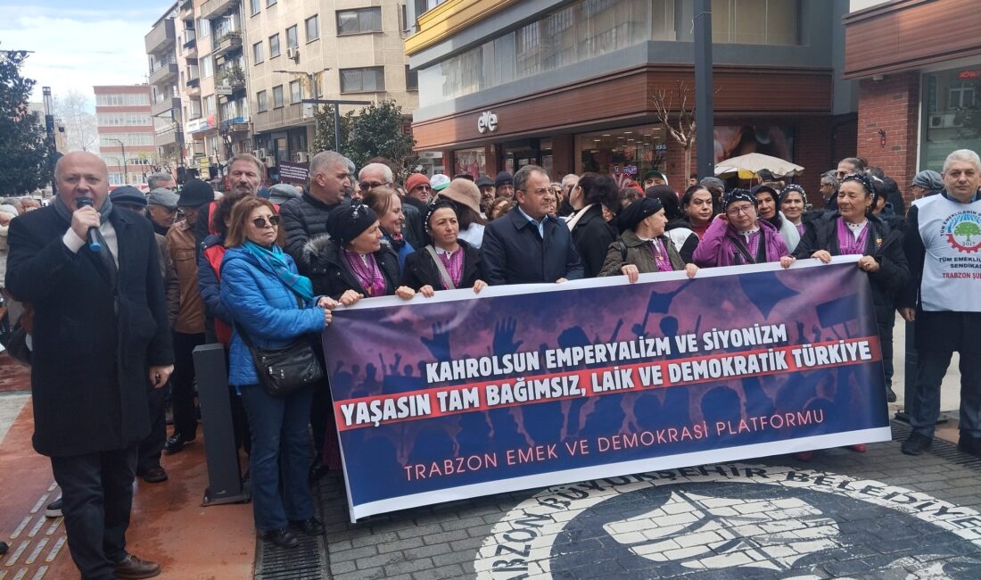 &nbsp; Trabzon Demokrasi Güçleri: “Karanlığa Teslim Olmayacağız, Katil ABD Ortadoğu’dan