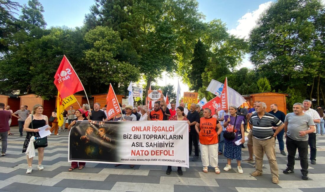 Hopa’lı Eşkiyalar  NATO’yu protesto etti:  Onlar işgalci, biz bu toprakların