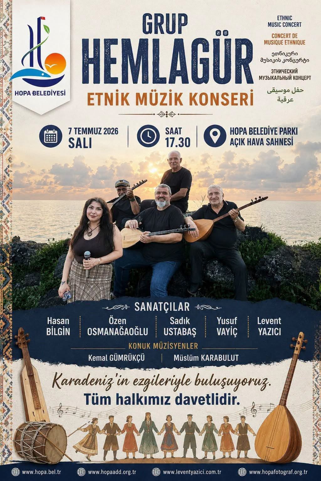 Hopa’da emeklilerden festival çağrısı: “Dört dilde türküler söyleyeceğiz” Artvin’in Hopa