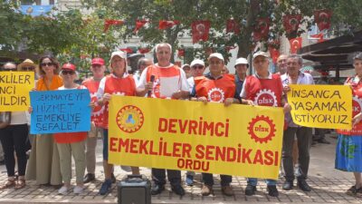 HABER: Coşkun ÖZBUCAK (ORDU) – Devrimci Emekliler Sendikası (DİSK-DEV EMEKLİ-SEN)
