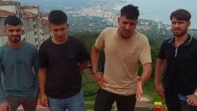 Trabzon’un Vakfıkebir ilçesindeki TOKİ şantiyesinde çalışan inşaat işçileri, iki aydır