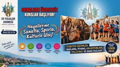 Çocuk ve Gençler İçin Ücretsiz Sanat ve Spor Kursları Başlıyor!