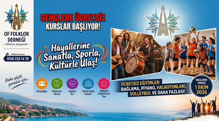 Çocuk ve Gençler İçin Ücretsiz Sanat ve Spor Kursları Başlıyor!
